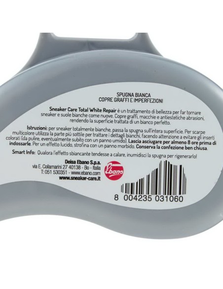 calzanetto sneaker total white repair - spugna bianca coprente: tuttocasashop.live: prodotti per bucato e tessuti