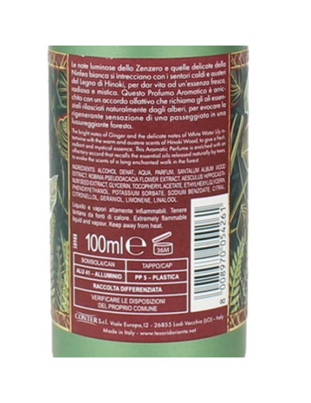 tesori d'oriente profumo aromatico vapo 100ml - forest: tuttocasashop.live: igiene e cura della persona