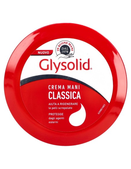 glysolid crema mani - vaso da 75ml - classica con glicerina mani screpolate: tuttocasashop.live: igiene e cura della persona