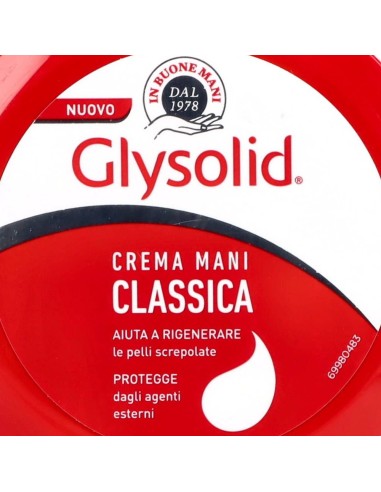 glysolid crema mani - vaso da 75ml - classica con glicerina mani screpolate: tuttocasashop.live: igiene e cura della persona