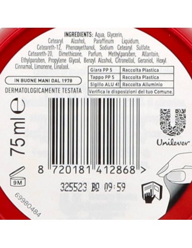 glysolid crema mani - vaso da 75ml - classica con glicerina mani screpolate: tuttocasashop.live: igiene e cura della persona