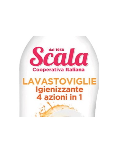 scala detersivo gel per lavastoviglie - 37 lavaggi 750ml - agrumi e aceto: tuttocasashop.live: pulizia e cura della casa