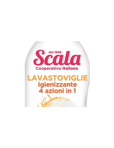 scala detersivo gel per lavastoviglie - 37 lavaggi 750ml - agrumi e aceto: tuttocasashop.live: pulizia e cura della casa