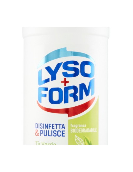 lysoform casa detergente disinfettante - 1100ml - te' verde e limone: tuttocasashop.live: pulizia e cura della casa