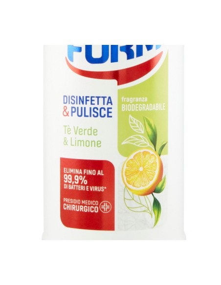 lysoform casa detergente disinfettante - 1100ml - te' verde e limone: tuttocasashop.live: pulizia e cura della casa