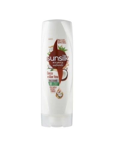 sunsilk balsamo 200ml cocco e aloe vera - per capelli secchi e sfibrati: tuttocasashop.live: igiene e cura della persona