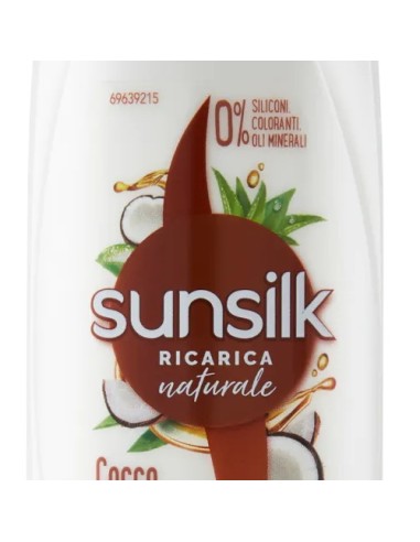 sunsilk balsamo 200ml cocco e aloe vera - per capelli secchi e sfibrati: tuttocasashop.live: igiene e cura della persona