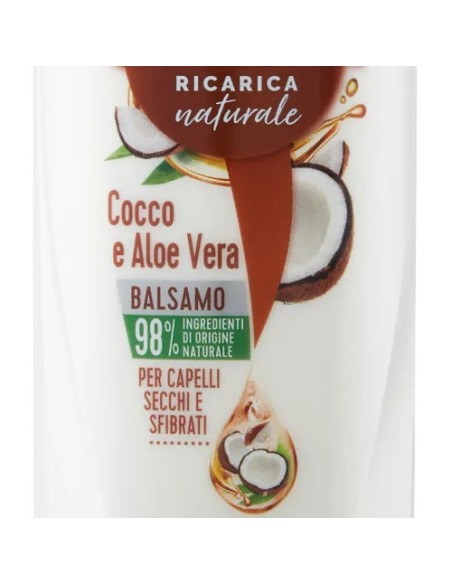 sunsilk balsamo 200ml cocco e aloe vera - per capelli secchi e sfibrati: tuttocasashop.live: igiene e cura della persona