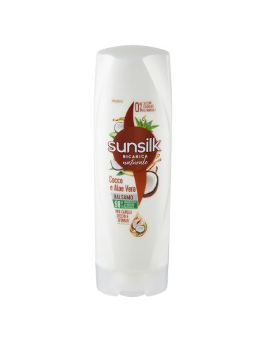 sunsilk balsamo 200ml cocco e aloe vera - per capelli secchi e sfibrati: tuttocasashop.live: igiene e cura della persona