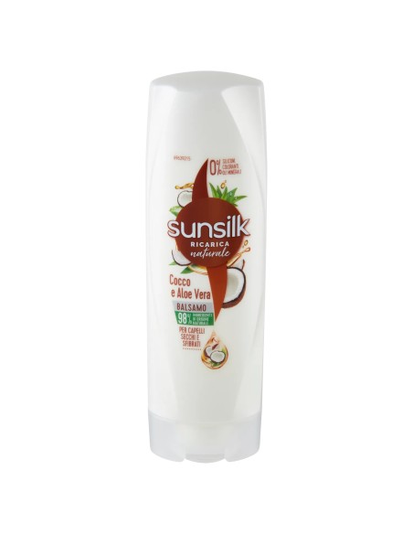 sunsilk balsamo 200ml cocco e aloe vera - per capelli secchi e sfibrati: tuttocasashop.live: igiene e cura della persona