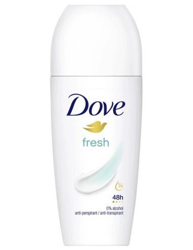 dove deodorante roll-on 50ml - fresh 48h - no alcool: tuttocasashop.live: igiene e cura della persona