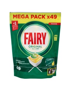 fairy all in one detersivo per lavastoviglie - 49 capsule - lemon: tuttocasashop.live: pulizia e cura della casa