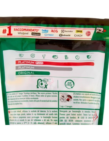 fairy all in one detersivo per lavastoviglie - 49 capsule - lemon: tuttocasashop.live: pulizia e cura della casa