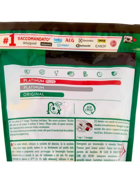 fairy all in one detersivo per lavastoviglie - 49 capsule - lemon: tuttocasashop.live: pulizia e cura della casa