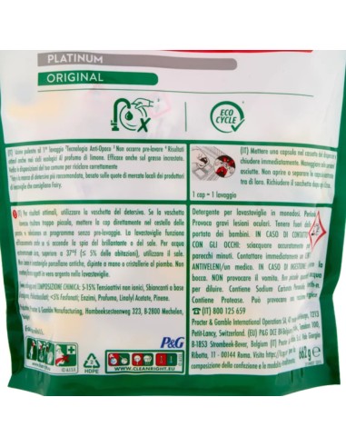 fairy all in one detersivo per lavastoviglie - 49 capsule - lemon: tuttocasashop.live: pulizia e cura della casa