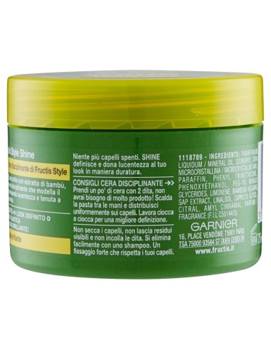 fructis garnier cera discipilante per capelli - 75ml - 02 forte: tuttocasashop.live: igiene e cura della persona