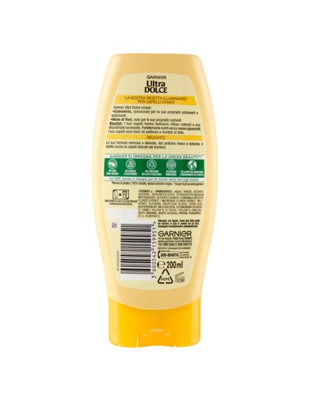 ultra dolce balsamo 200ml - camomilla illuminante e miele di fiori: tuttocasashop.live: igiene e cura della persona