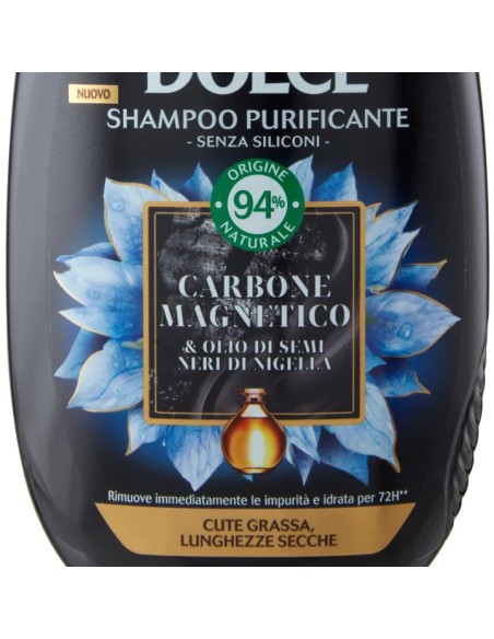 ultra dolce shampoo 250ml - carbone magnetico - cute grassa lunghezze secche: tuttocasashop.live: igiene e cura della persona
