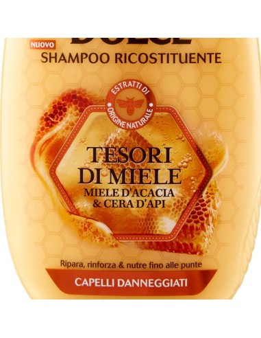 ultra dolce shampoo 250ml - tesori di miele - per capelli danneggiati: tuttocasashop.live: igiene e cura della persona