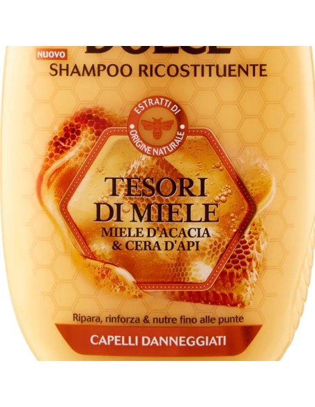 ultra dolce shampoo 250ml - tesori di miele - per capelli danneggiati: tuttocasashop.live: igiene e cura della persona