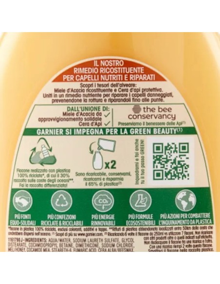 ultra dolce shampoo 250ml - tesori di miele - per capelli danneggiati: tuttocasashop.live: igiene e cura della persona