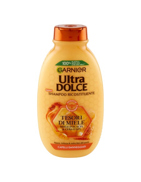 ultra dolce shampoo 250ml - tesori di miele - per capelli danneggiati: tuttocasashop.live: igiene e cura della persona