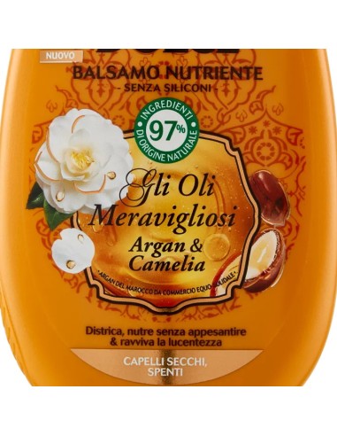 ultra dolce balsamo 200ml - gli oli meravigliosi argan & camelia - secchi: tuttocasashop.live: igiene e cura della persona