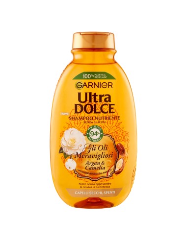 ultra dolce shampoo 250ml - gli oli meravigliosi argan & camelia - secchi: tuttocasashop.live: igiene e cura della persona