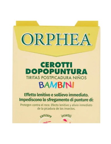 orphea 30 cerotti dopopuntura bambini - azione prolungata sollievo immediato: tuttocasashop.live: igiene e cura della persona