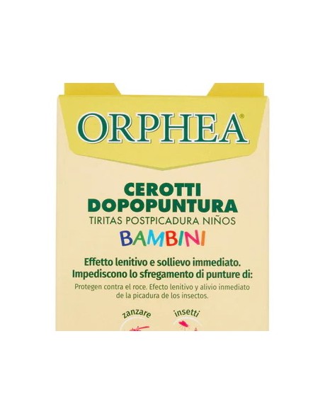 orphea 30 cerotti dopopuntura bambini - azione prolungata sollievo immediato: tuttocasashop.live: igiene e cura della persona