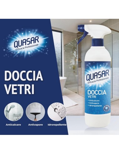 quasar doccia detergente spray - 680ml - con erogatore: tuttocasashop.live: pulizia e cura della casa