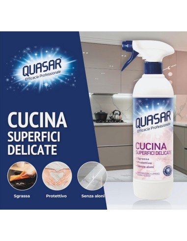quasar detergente cucina spray - 680ml - con erogatore: tuttocasashop.live: pulizia e cura della casa