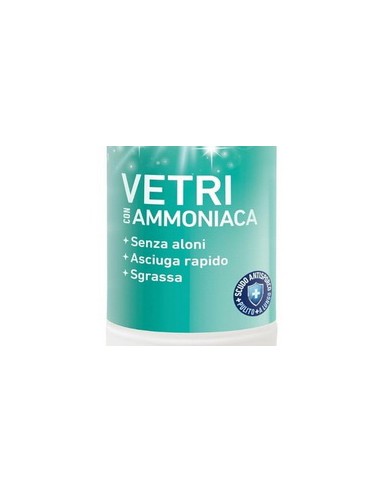 quasar vetri detergente spray - 680ml erogatore - con ammoniaca: tuttocasashop.live: pulizia e cura della casa