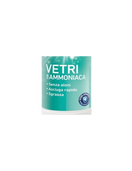 quasar vetri detergente spray - 680ml erogatore - con ammoniaca: tuttocasashop.live: pulizia e cura della casa