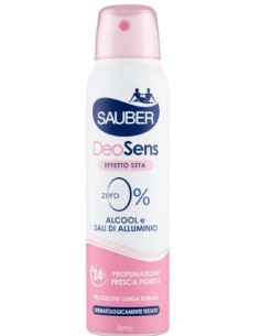 sauber deodorante spray 150ml deo sens - no alcool - senza sali di alluminio: tuttocasashop.live: igiene e cura della persona