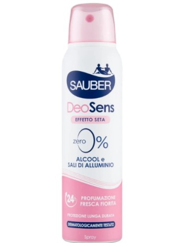 sauber deodorante spray 150ml deo sens - no alcool - senza sali di alluminio: tuttocasashop.live: igiene e cura della persona