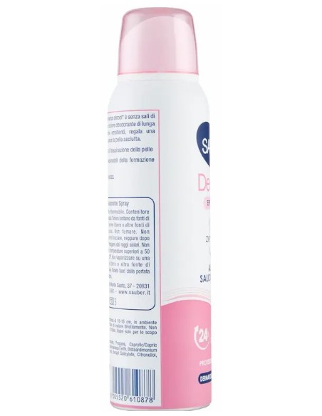 sauber deodorante spray 150ml deo sens - no alcool - senza sali di alluminio: tuttocasashop.live: igiene e cura della persona