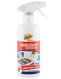 emulsio +higiene igienizzante sgrassatore 500ml - rimuove germi e batteri: tuttocasashop.live: pulizia e cura della casa