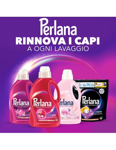 perlana renew color - 20 capsule di detersivo per tutti i capi colorati: tuttocasashop.live: prodotti per bucato e tessuti