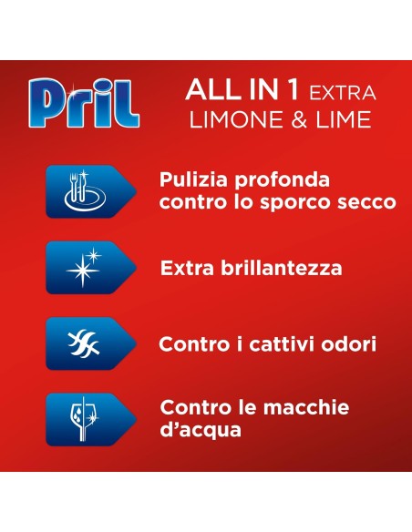 pril classico detersivo per lavastoviglie in pastiglie - 76 tabs: tuttocasashop.live: pulizia e cura della casa