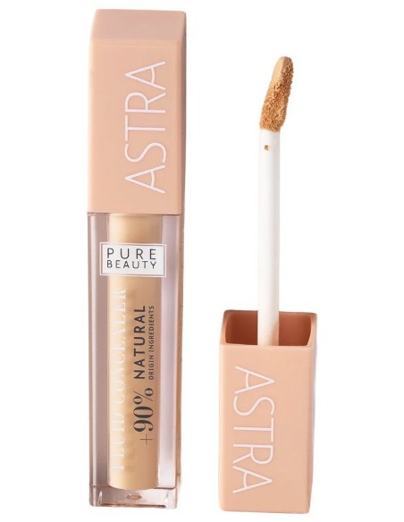 astra pure beauty fluid concealer - correttore fluido naturale - 02 nut: tuttocasashop.live: igiene e cura della persona