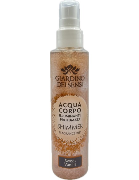 giardino dei sensi acqua corpo profumata illuminante 150ml - sweet vanilla: tuttocasashop.live: igiene e cura della persona