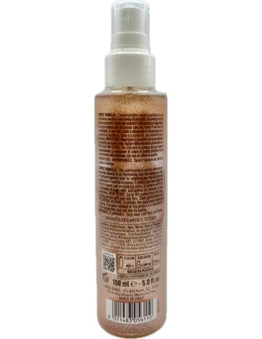 giardino dei sensi acqua corpo profumata illuminante 150ml - sweet vanilla: tuttocasashop.live: igiene e cura della persona