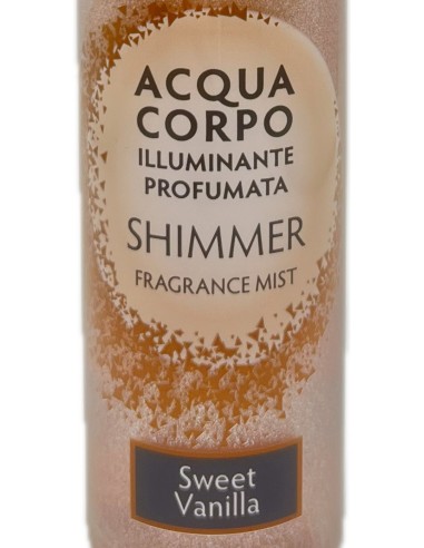 giardino dei sensi acqua corpo profumata illuminante 150ml - sweet vanilla: tuttocasashop.live: igiene e cura della persona