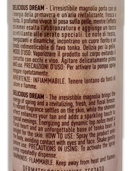 giardino dei sensi acqua corpo profumata illuminante 150ml - delicius dream: tuttocasashop.live: igiene e cura della persona