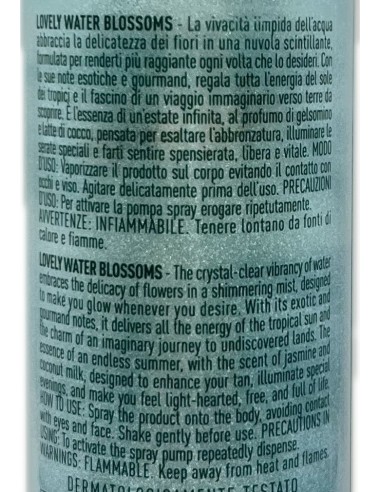 giardino dei sensi acqua corpo profumata illuminante 150ml - water blossoms: tuttocasashop.live: igiene e cura della persona
