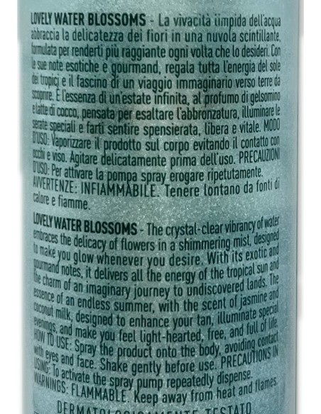 giardino dei sensi acqua corpo profumata illuminante 150ml - water blossoms: tuttocasashop.live: igiene e cura della persona