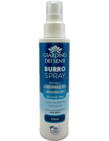 giardino dei sensi burro corpo spray - 150ml - cocco: tuttocasashop.live: igiene e cura della persona