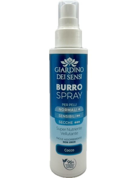 giardino dei sensi burro corpo spray - 150ml - cocco: tuttocasashop.live: igiene e cura della persona