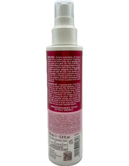 giardino dei sensi burro corpo spray - 150ml - ninfea rosa: tuttocasashop.live: igiene e cura della persona